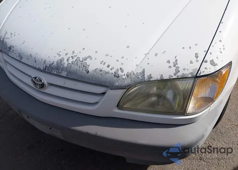 2001 Toyota Sienna Ce из США, поврежденный, VIN 4T3ZF19C31U394485